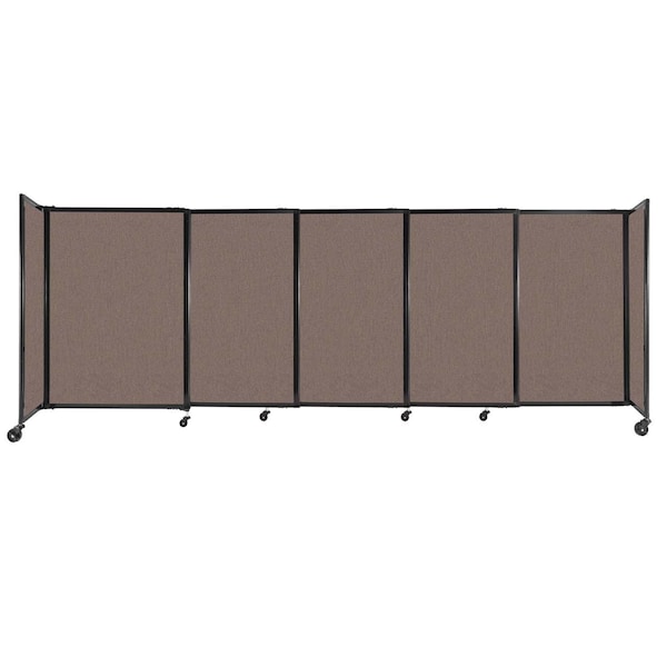 StraightWall Sliding Portable Partition 11'3" x 4' Latte Fabric